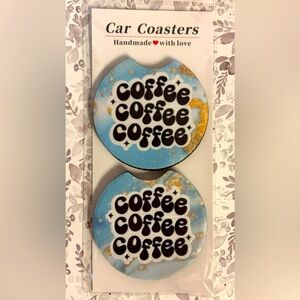 Sublimated neoprene Coffee car coasters